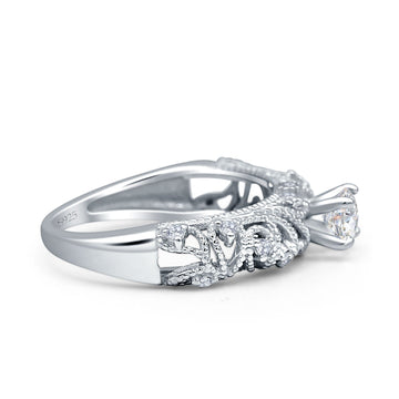 Beaded Filigree Ring